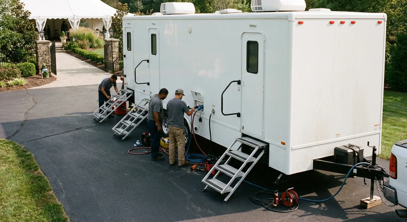 Luxury Restroom Trailer in Philadelphia, PA