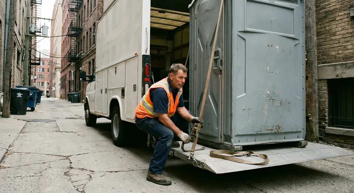 Portable sanitation services in Downtown Philadelphia